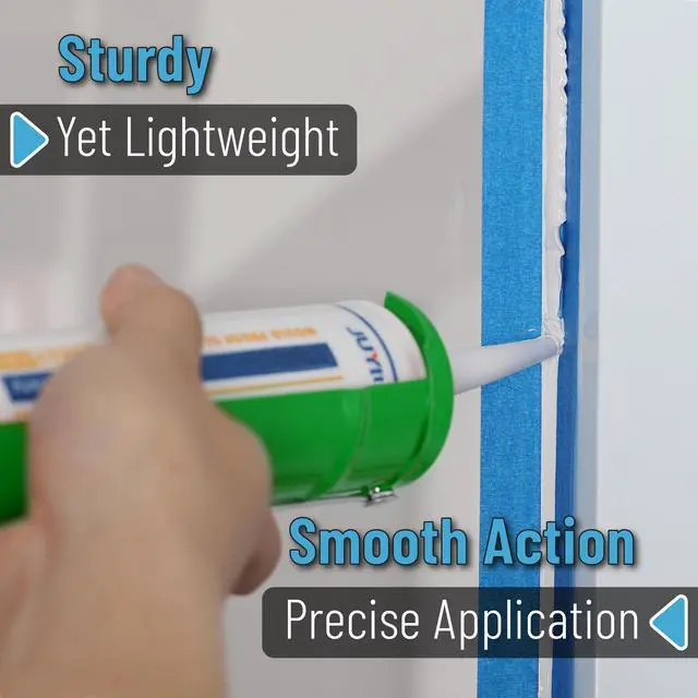 Alt view image 4 of 6 - Caulking Silicone Gun, 10:1 Thrust Ratio, Hand Caulking Guns, No Drip