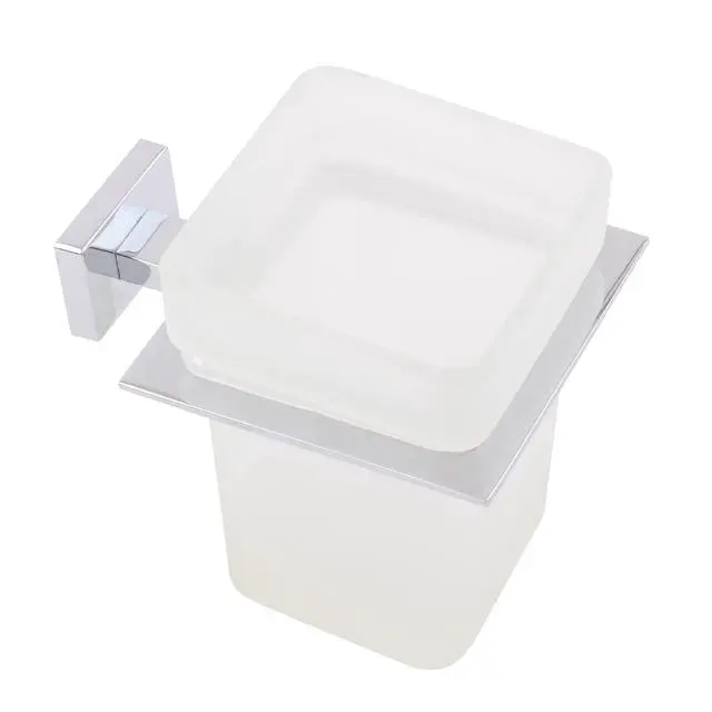 Alt view image 2 of 7 - Euro Toilet Brush Holder - Polished Chrome