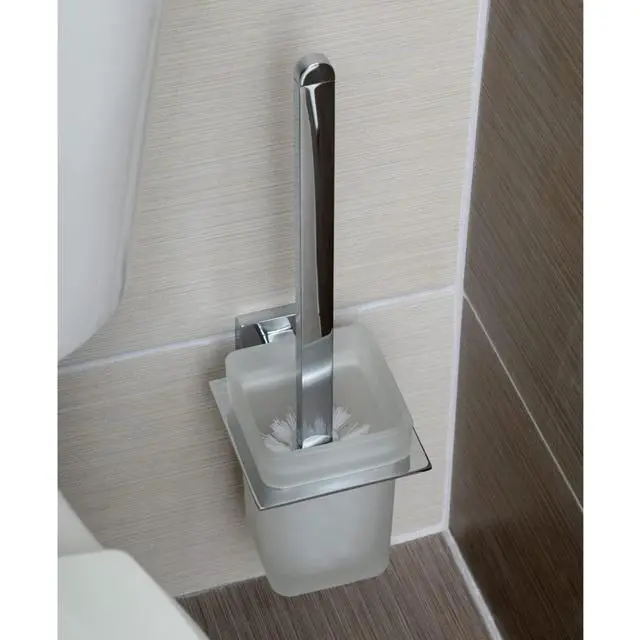 Alt view image 6 of 7 - Euro Toilet Brush Holder - Polished Chrome