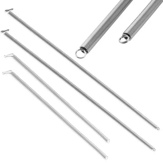 Main image of 20 Inch Screen Door Spring, 4 Pack with Hook Ends Long Extension Spring Screen Door Closer Springs Self Closing Garage Door Springs Replacement Hardware for Screen Doors Camper Construction, 2 Sizes