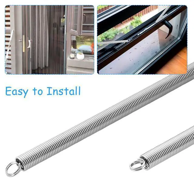 Alt view image 5 of 5 - 20 Inch Screen Door Spring, 4 Pack with Hook Ends Long Extension Spring Screen Door Closer Springs Self Closing Garage Door Springs Replacement Hardware for Screen Doors Camper Construction, 2 Sizes