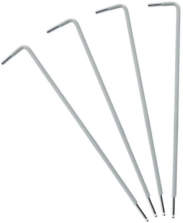 Main image of 1.5mm Ball End Hex Key Wrench, Gray, 4 Pack
