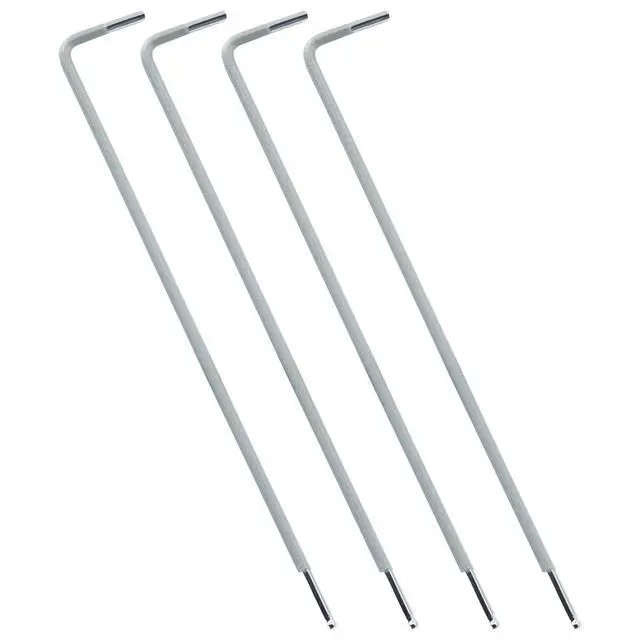 Alt view image 5 of 5 - 1.5mm Ball End Hex Key Wrench, Gray, 4 Pack