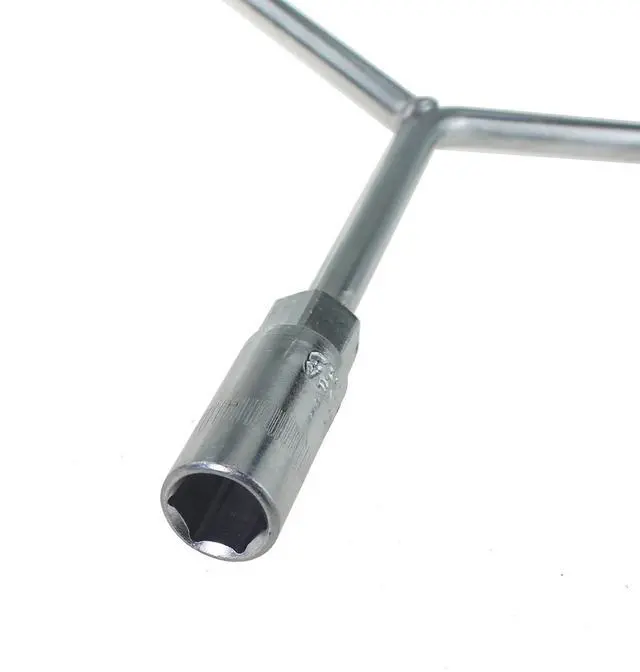 Alt view image 2 of 6 - Y Shaped Three Way Socket Wrench 8/10/12mm High Carbon Steel Torque Spanner Automotive and Motorcycle Repair Hardware Tool Suitable for Electronic Devices and Mechanical Tool