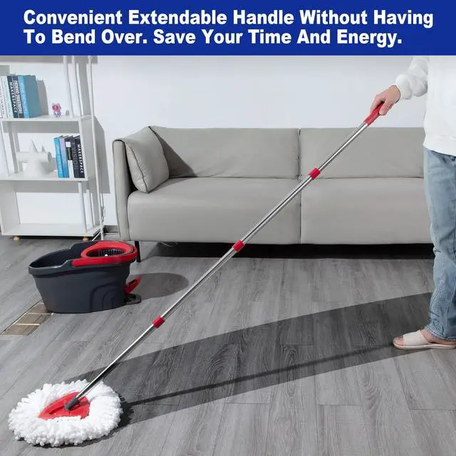 Alt view image 4 of 6 - Mop Handle Replacement for O-Cedar Spin Mop Head, Mop Stick for O-Cedar