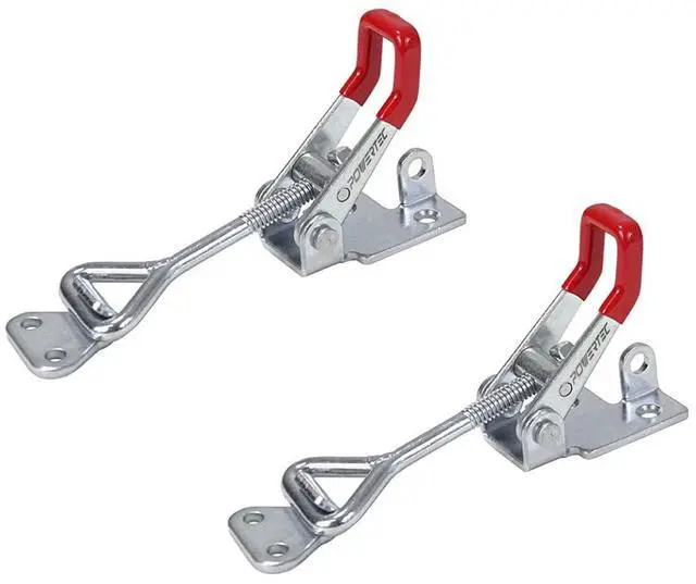 Main image of 2PK Toggle Clamp, 400 lbs Holding Capacity, 4002 Adjustable Pull Action Latch for Smoker, Tool Box, Woodworking Jigs and Fixtures, Cabinet, Tool box, Door (20312)