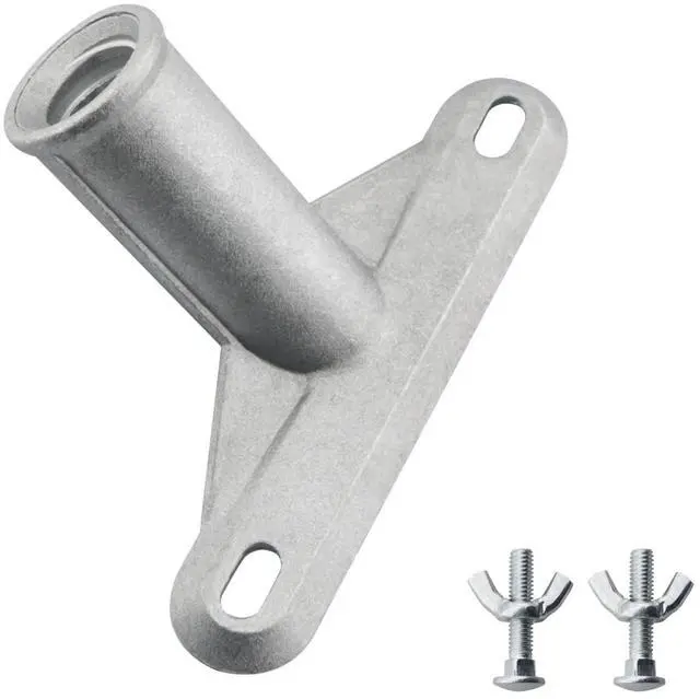 Main image of Broom Handle Metal Connection Bracket Adapter Aluminium Alloy Monobloc Casting Threaded Interface Reinforced Roller Brush Telescopic Pole for Floor Mop Handle Adapter 18mm Thread