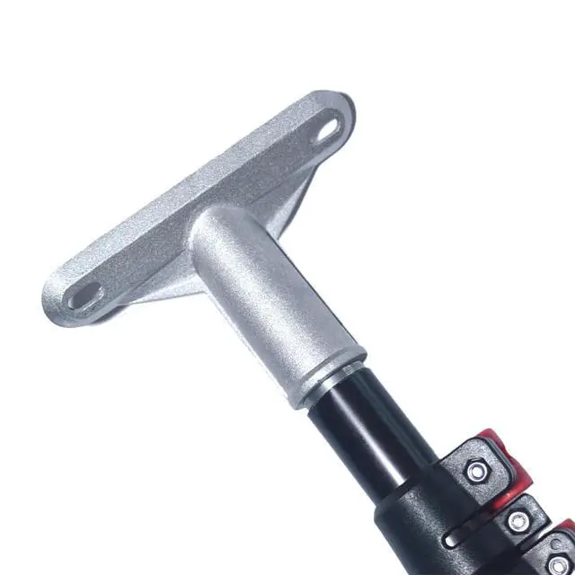Alt view image 6 of 6 - Broom Handle Metal Connection Bracket Adapter Aluminium Alloy Monobloc Casting Threaded Interface Reinforced Roller Brush Telescopic Pole for Floor Mop Handle Adapter 18mm Thread