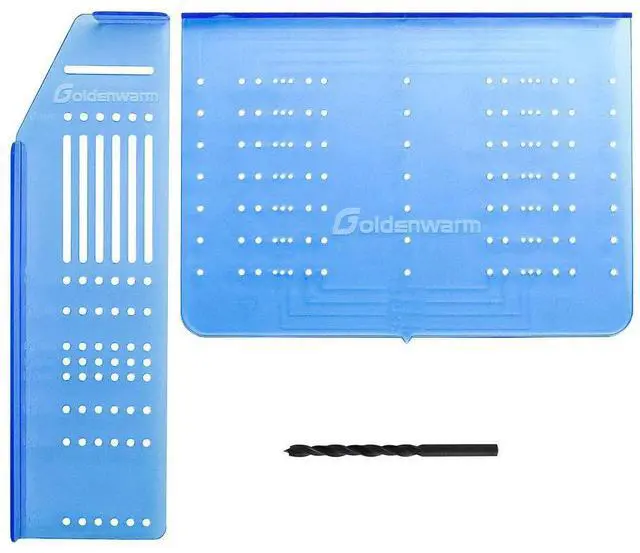 Main image of Cabinet Pull Template Door Template Drawer Pull Drill Template 1 Pack - TM160 Cabinet Handles Drill Mounting Drill Mounting Template