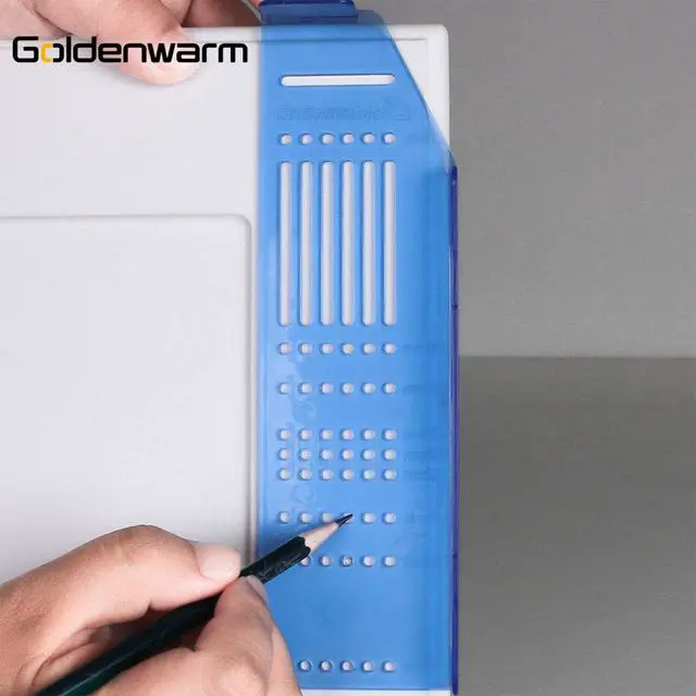 Alt view image 4 of 7 - Cabinet Pull Template Door Template Drawer Pull Drill Template 1 Pack - TM160 Cabinet Handles Drill Mounting Drill Mounting Template