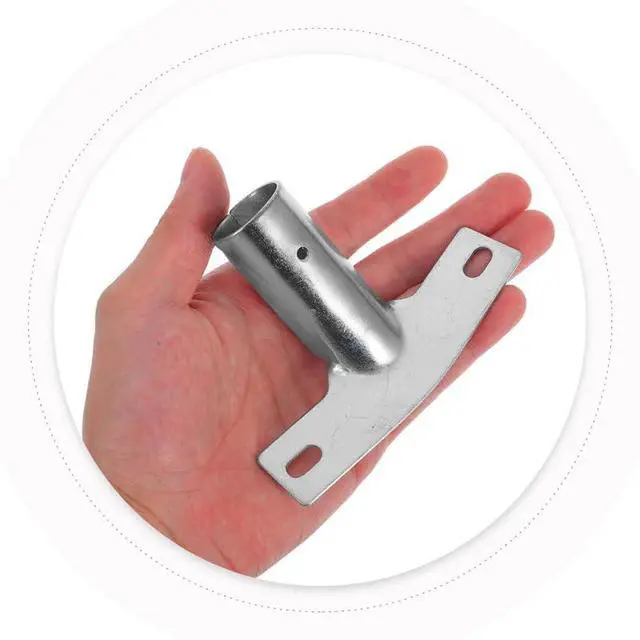 Alt view image 6 of 7 - Floor Brush Accessories Threaded Handle Bracket Adapter for Extendable Broom Handle Replacement Connector Mounting Braces for Household Cleaning 4.13X2.95X1.57 Inches