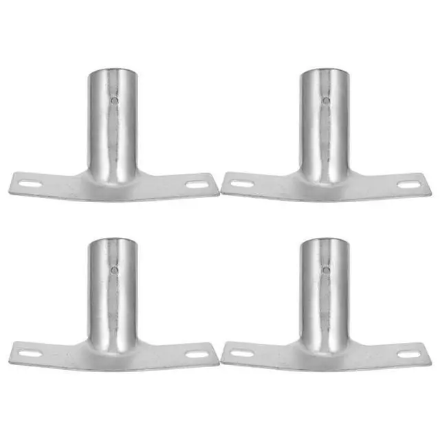 Alt view image 3 of 7 - Floor Brush Accessories Threaded Handle Bracket Adapter for Extendable Broom Handle Replacement Connector Mounting Braces for Household Cleaning 4.13X2.95X1.57 Inches