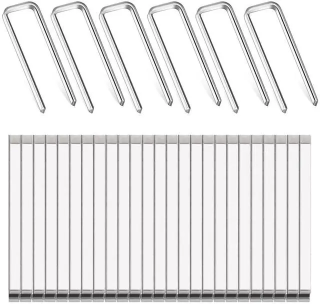 Main image of 80 Pieces Repair Plantation Shutters Tool, Plantation Shutter Louvers Fasteners Hardware Kit Household Windows Blind Tilt Rod Staples Louvers Staples for Blind Repairing Supplies (1.9 x 0.5 cm)