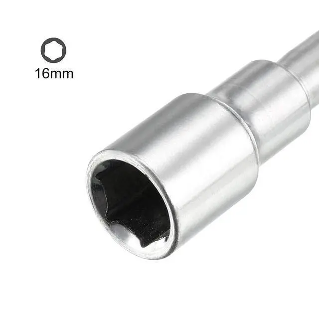 Alt view image 3 of 4 - 16mm Metric L Shaped Angled Open Hex 6 point Socket Wrench