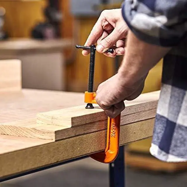 Alt view image 6 of 6 - Jorgensen 2630 3-Inch C-Clamp, Orange