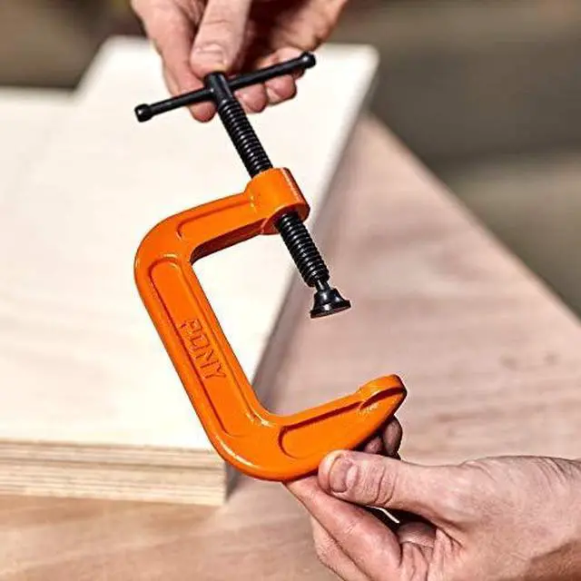 Alt view image 4 of 6 - Jorgensen 2630 3-Inch C-Clamp, Orange