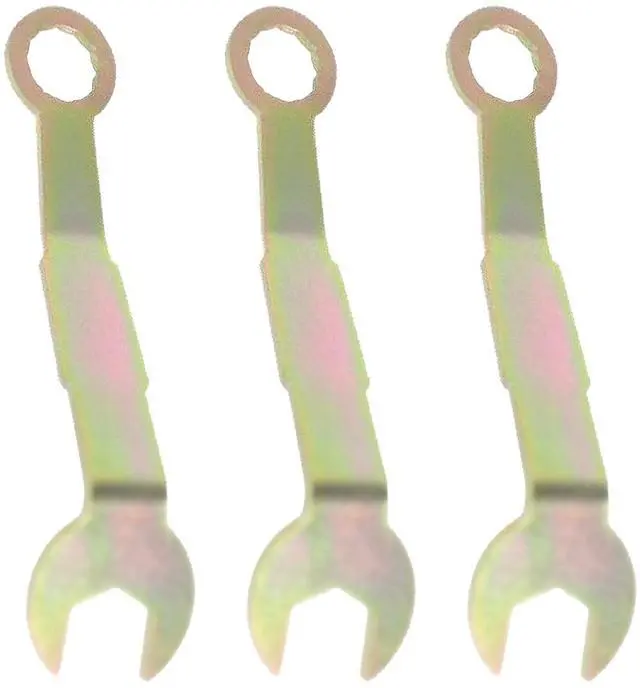Main image of 3pcs pocket pivot adjustment wrench, portable door hinge adjustment tool, pivot door repair tool, sturdy double folding closet door wrench, suitable for household or hardware repair