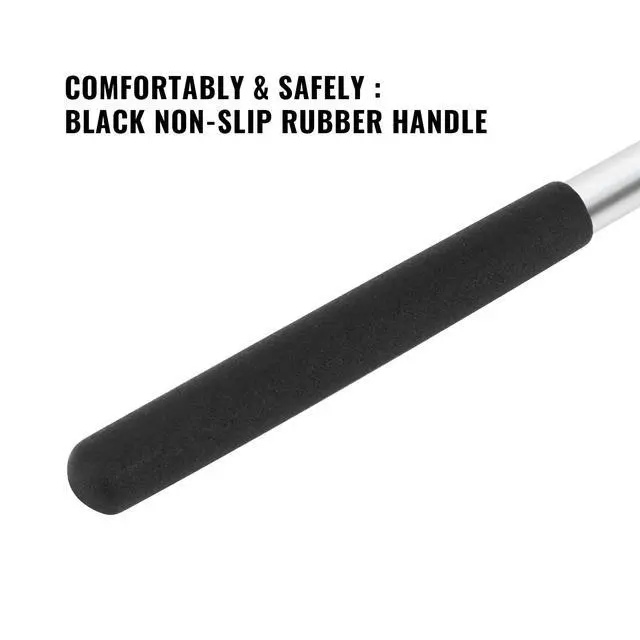 Alt view image 4 of 5 - One Pair 17.2 Inch Torsion Spring Winding Rods with Non-Slip Handle,1/2 Inch Diameter Solid Steel Metal Winding Bars Hardware for Adjusting or Replacing Garage Door Tension Springs