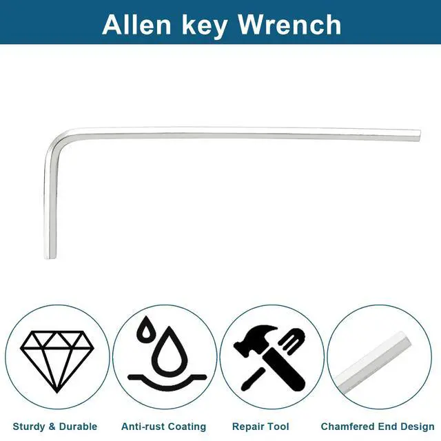 Alt view image 5 of 5 - 1.5mm Hex Key Wrench Set, 24 Pcs, L Shaped Allen Key Set