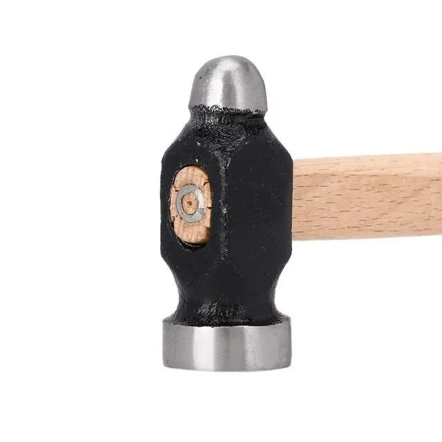 Alt view image 6 of 7 - 10.2-Inch Round Hammer, Blacksmith Hammer Ball Peen Hammer Hardware Tool Household Jewelry Processing Hammer Welding Chipping Hammer Ball Peen Hammer Metalworking Hammer for Household Workshop