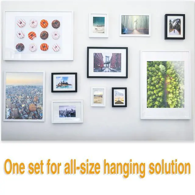 Alt view image 4 of 7 - 700pcs Hardware Nails for Hanging Pictures, Up to 2"-Long Finish Nails Assortment Kit for Wall Art Decor, 640 Frame Nails and 60 Small Finishing Nails for Drywall Wood - Silver Picture Hangers