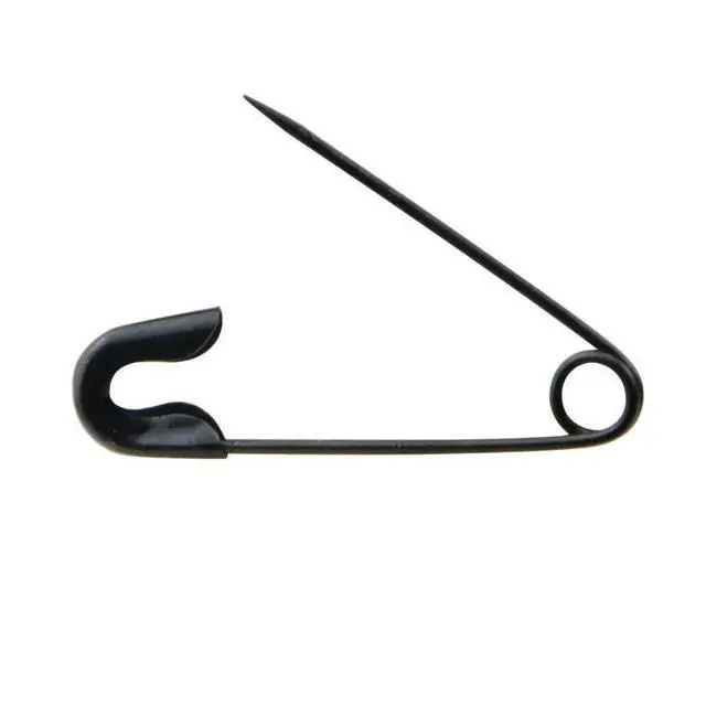 Alt view image 4 of 4 - 1000 Pack Safety Pins Exquisite 19mm Black Tone Metal Clothing Accessories Trimming Fastening Tool Findings Small Metallic Clip Buttons Fastener Tool Accessories