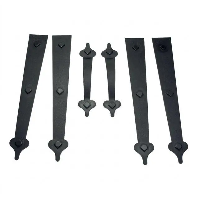 Main image of Garage Handle and Hinge Magnets Decorative Magnetic Hardware Steel Doors, Easy Installation, Durable & Weatherproof, Set of 6