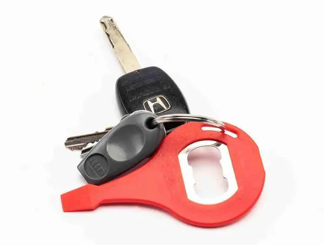 Alt view image 4 of 5 - Universal Easy Open Multi Tool Pry Accessory for Drinks, Paint Cans, Household Fixtures and More. Durable Plastic Gadget Wedges, Pries and Opens Stuck Home Air Filter Covers, Lids or Latches