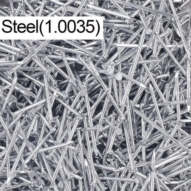 Alt view image 4 of 4 - 510pcs Galvanized Steel Nails Kit,Hanging Pictures Nails in 5 Different Sizes with the Length 0.75 to 2 Inches , Wood Nails, Wall Nails Sorted in the Assortment Box