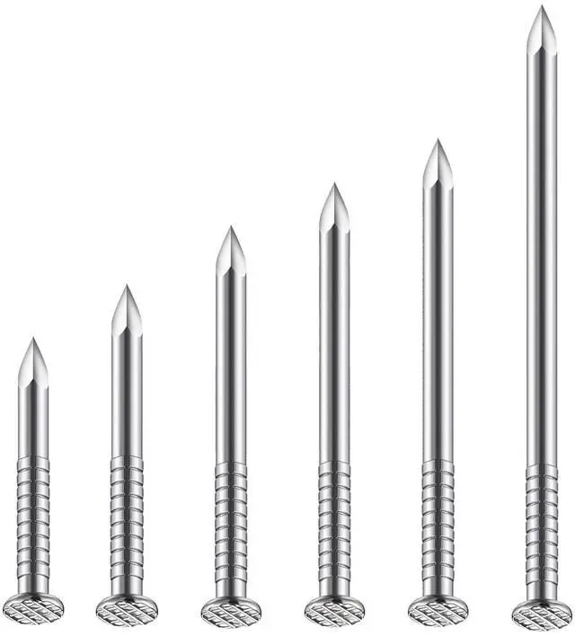 Alt view image 5 of 5 - 430pcs Stainless Steel 304 Nails Kit, Hanging Nails Kit, Wall Nails Kit, Dowels Kit, Long Nails Kit