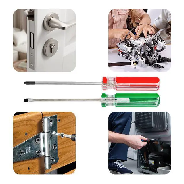 Alt view image 7 of 7 - 4Pcs 3mm Magnetic Screwdriver Set, Phillips and Slotted Head Tips with 3 inch Steel Shaft, Professional Hand Tools for Computer Electronics Home Repair
