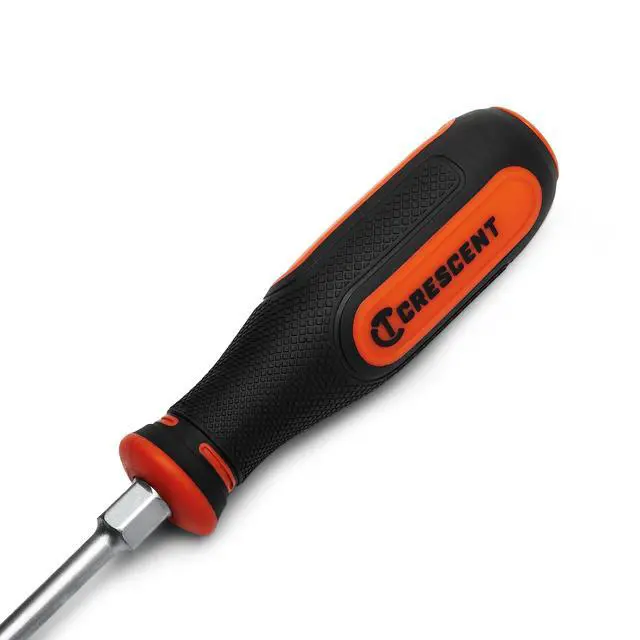 Alt view image 2 of 7 - 2PC Dual Material Screwdriver Set with Phillips #2x4" and Slotted 1/4"x4" - CSDS2PCSET