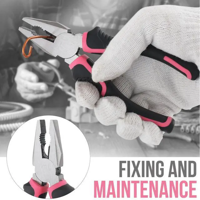 Alt view image 7 of 7 - 24PCS Mini Compact Pink Household Hardware Tool Set, Beginner Basic DIY Small Repair Tool Kit for Women, Home Assembly Mainten ance Hand Tools, Premium Gift Set for Household Daily Repairs