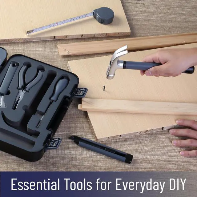 Alt view image 5 of 7 - Household Tool Kit, Small Tool Kit, Tool Set for Home, Small Tool Box Set