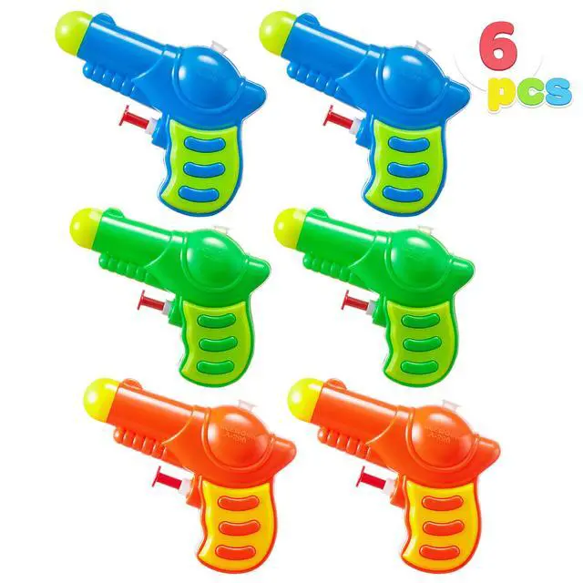Alt view image 7 of 7 - 6 Pack Mini Water Guns for Kids, Small Squirt Guns Blaster Pool Toys for Boys Girls Summer Gifts for Party Favors Outdoor Water Fighting Toys
