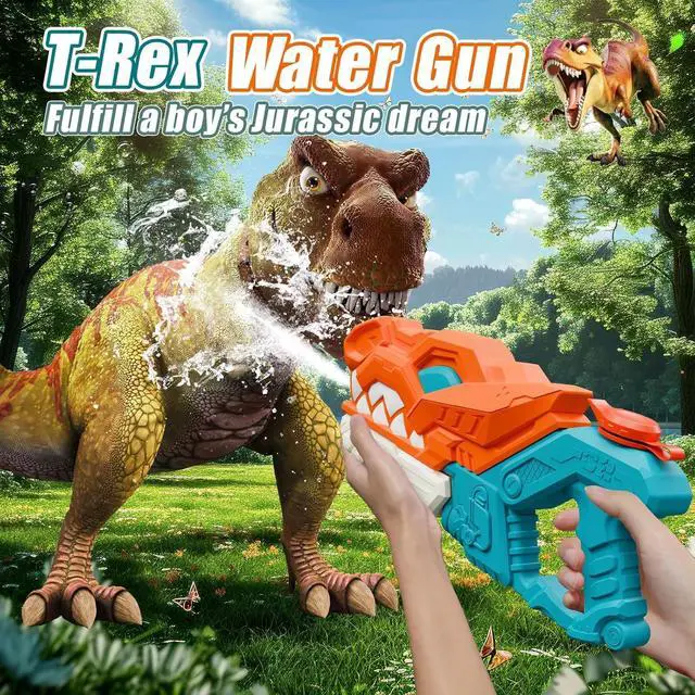 Alt view image 5 of 6 - Water Gun for Kids, Squirt Guns Range Up to 32Ft Powerful Water Blaster for Summer Pool Beach Party Toys, Water Fighting Summer Toys for Kids Ages 8-12
