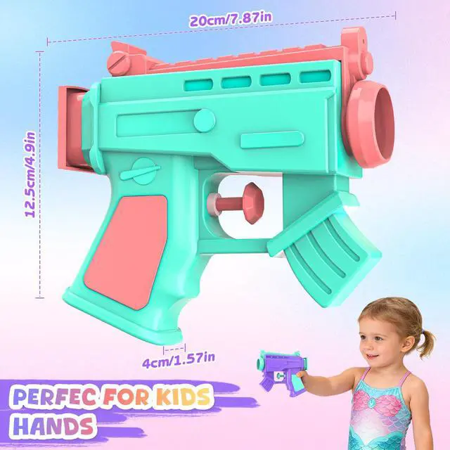 Alt view image 3 of 6 - 2 Pack Water Gun Squirter for Kids Squirt Gun for Girls Pool Toys