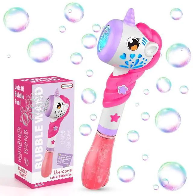 Main image of Bubble Wand Machine Maker Blower Outdoor Party Toys Easter Birthday Gifts