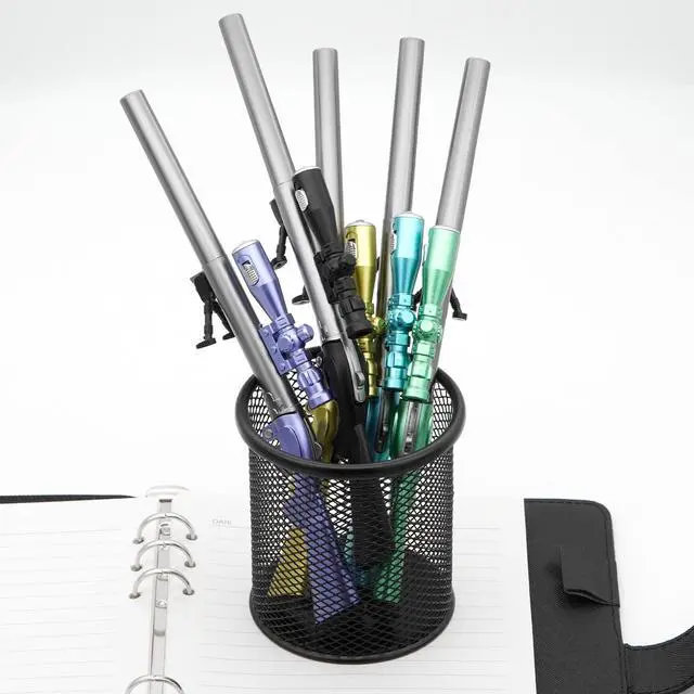 Alt view image 3 of 5 - 5 Pieces Novelty Cool Sniper Gun Shape LED Light Gel Pens, Novelty Pens Interesting Sniper Gun Pens for Boys