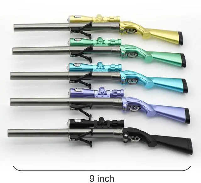 Alt view image 4 of 5 - 5 Pieces Novelty Cool Sniper Gun Shape LED Light Gel Pens, Novelty Pens Interesting Sniper Gun Pens for Boys