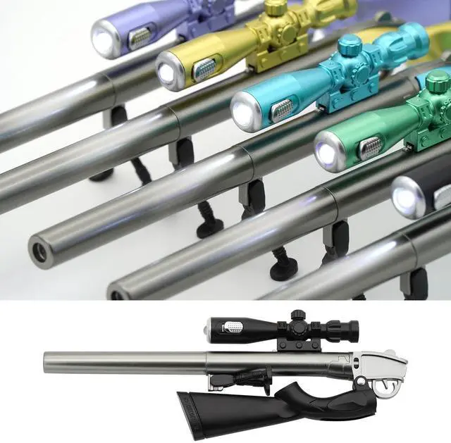 Alt view image 5 of 5 - 5 Pieces Novelty Cool Sniper Gun Shape LED Light Gel Pens, Novelty Pens Interesting Sniper Gun Pens for Boys
