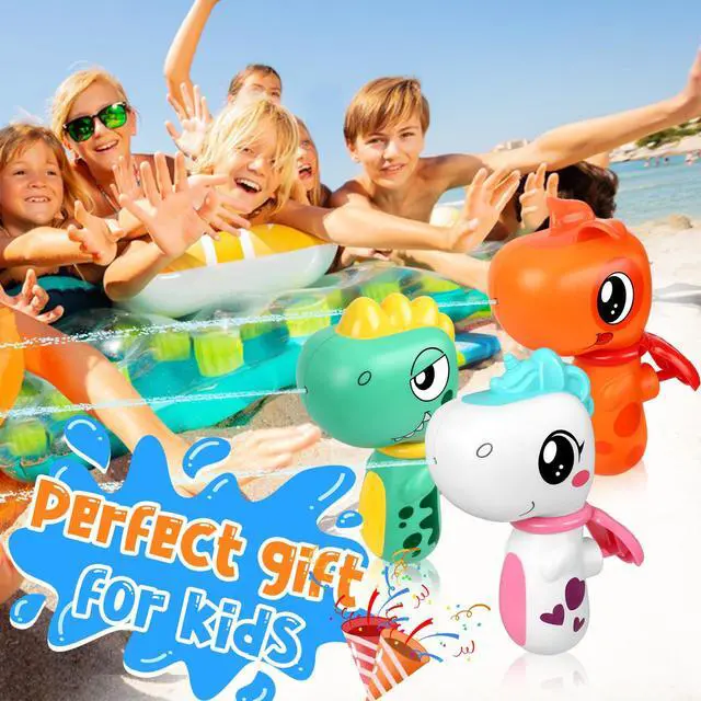 Alt view image 5 of 5 - Squirt Pistol Water Gun 3 Pack, Toys for Kid 3 4 5 8 12 Year Old