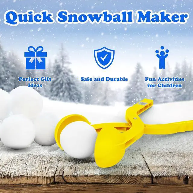 Alt view image 3 of 7 - Happy Snowball Maker (Yellow)