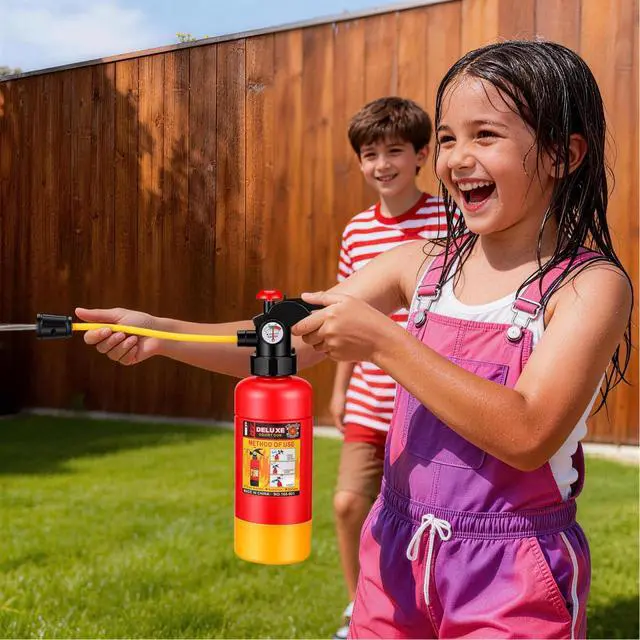 Alt view image 2 of 7 - Kids Toys Outdoor Toys Toy Water for Kids fire Extinguisher Water Squirt Toy Children Beach Toy as Squirt, Water Shooter, Water Soaker for Summer Water Guns Boys Backpack