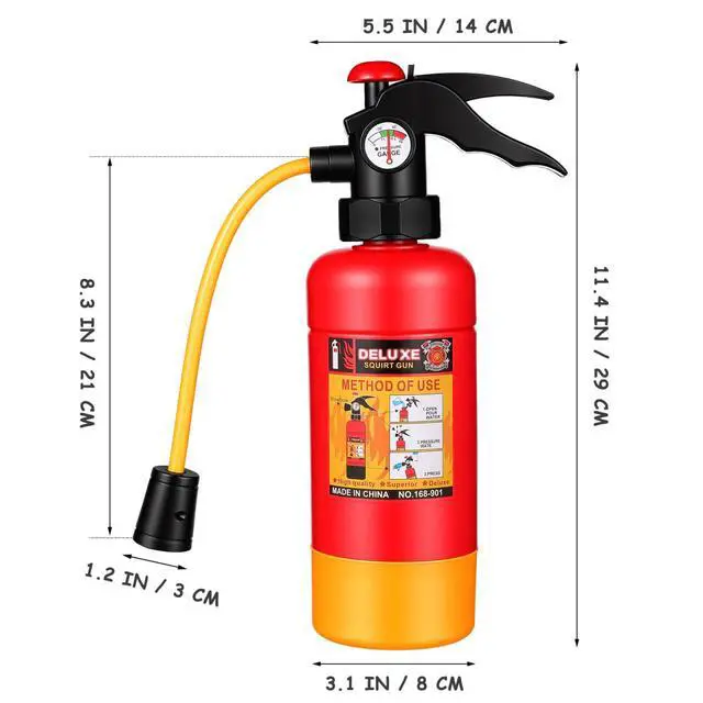 Alt view image 5 of 7 - Kids Toys Outdoor Toys Toy Water for Kids fire Extinguisher Water Squirt Toy Children Beach Toy as Squirt, Water Shooter, Water Soaker for Summer Water Guns Boys Backpack
