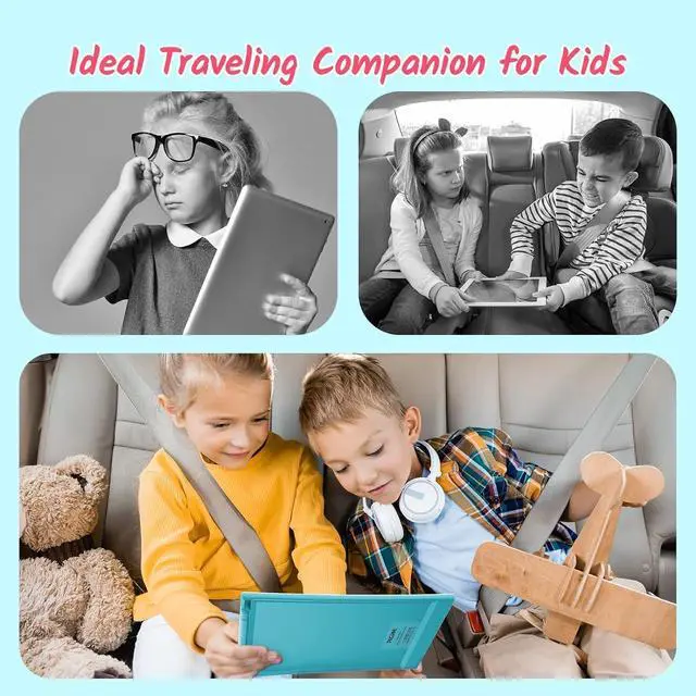 Alt view image 4 of 7 - 10 Inch 2 Pack LCD Writing Tablet, Colorful Doodle Board Drawing Tablet for Kids, No Mess Toddler Travel Learning Toys, Christmas Birthday Gifts for 3 4 5 6 7 8 Year Old Boys Girls Preschooler