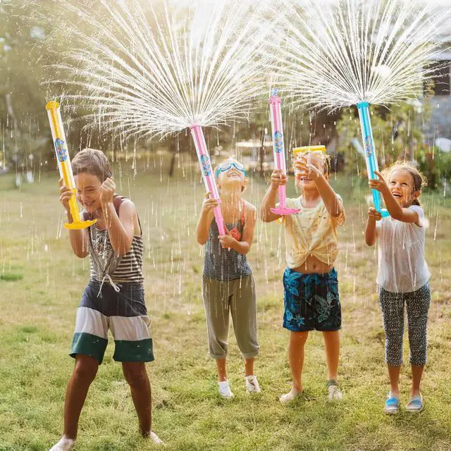 Alt view image 3 of 6 - 12Pack Creativity Fireworks Water Gun, Sprays Water Like Fireworks, Squirt Gun for Kids, Bulk Samll Water Blaster Summer Pool, Backyard, Beach, Birthday Party Outdoor Game Toys
