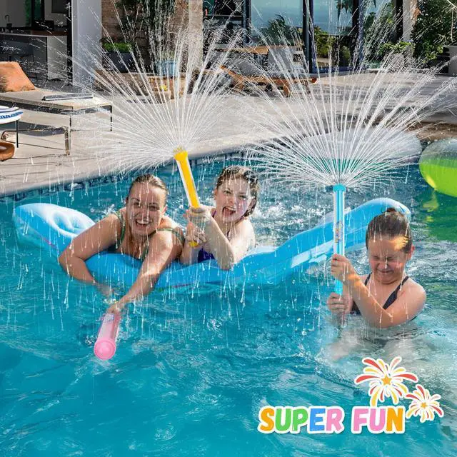 Alt view image 5 of 6 - 12Pack Creativity Fireworks Water Gun, Sprays Water Like Fireworks, Squirt Gun for Kids, Bulk Samll Water Blaster Summer Pool, Backyard, Beach, Birthday Party Outdoor Game Toys