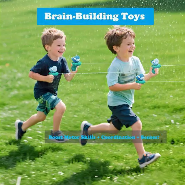Alt view image 7 of 7 - Water Guns for Kids,2 Pack Shark Mini Water Pistol Squirt Gun 6-20ft Range Blasters Gun,Outdoor Water Toy Swimming Pool Beach Water Gun for Boys Girls Toddlers