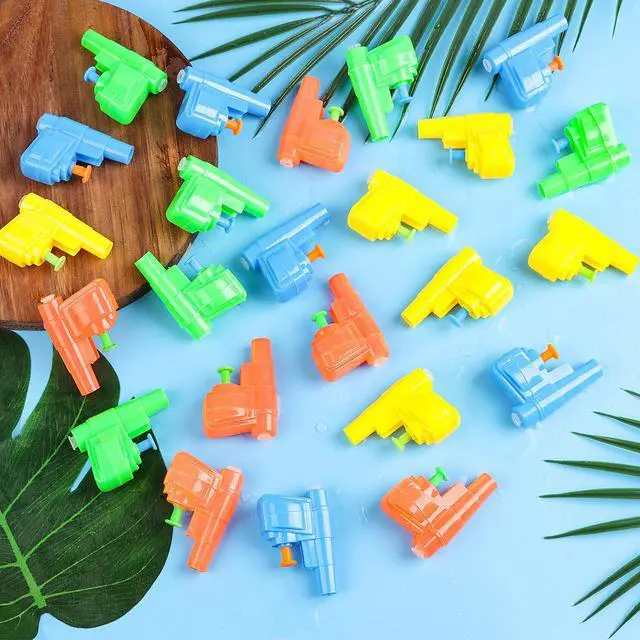 Alt view image 3 of 7 - 24PCS Mini Water Guns Toy,Small Colourful Plastic Water Squirt Gun Toys for Swimming Pool Party Favors,Kids Summer Outdoor Game(Mini)